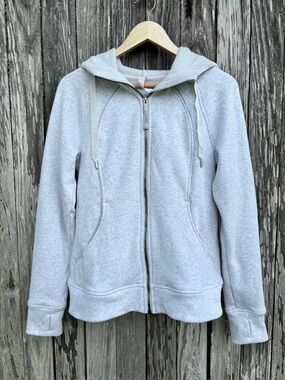 Lululemon Scuba Full Zip Hoodie gray size 8